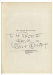 Walt Disney Signed Copy of His Pioneering Animation Study, ''The Art of Walt Disney'' -- With Phil Sears COA